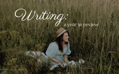 Writing: A Year In Review