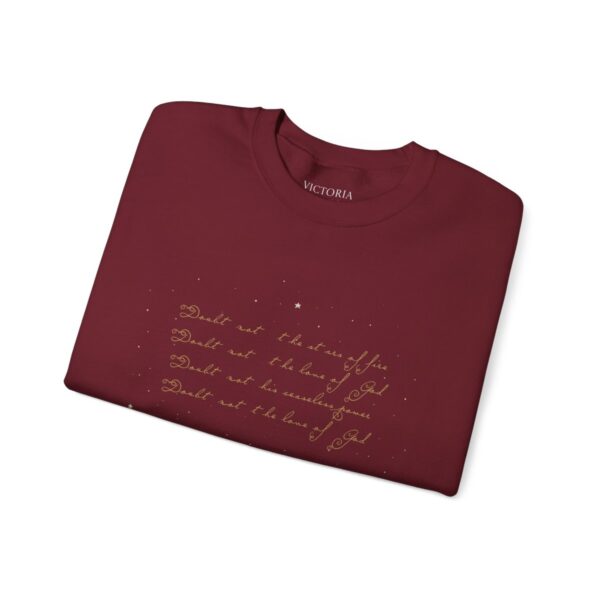 "Doubt Not the Love Of God" Crewneck Sweatshirt - Image 3