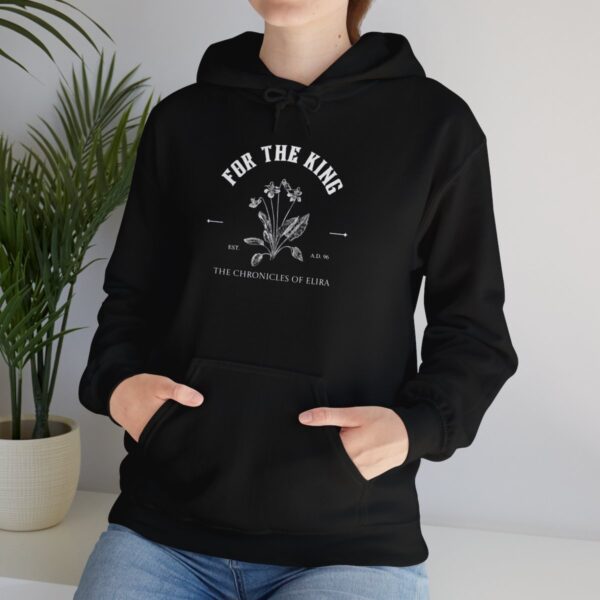 "For the King" Eliran Hooded Sweatshirt - Image 6