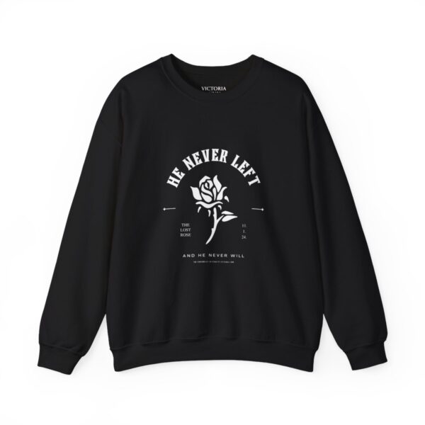 He Never Left Crewneck Sweatshirt - Image 5